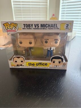 Funko POP! The Office Toby vs Michael 2-Pack - Yellow, White, Black